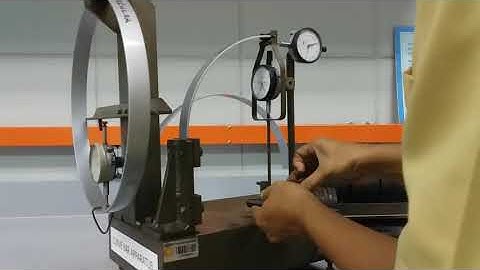 Experiment on Curved Bars