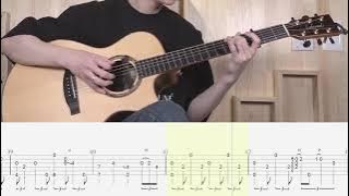 Fingerstyle Tabs | Christina Perri - A Thousand Years (2021) | Sungha Jung Tabs | Guitar Cover