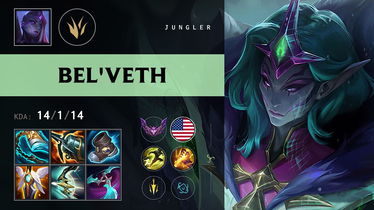 Bel'Veth Jungle vs Hecarim - NA Master Patch 26.20 - YouTube