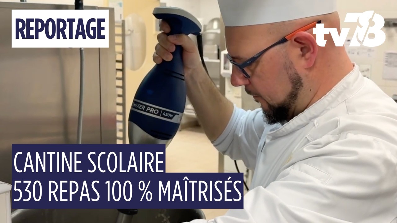 Cantine scolaire : comment ce collège de Chambourcy cuisine local pour 530 élèves par jour