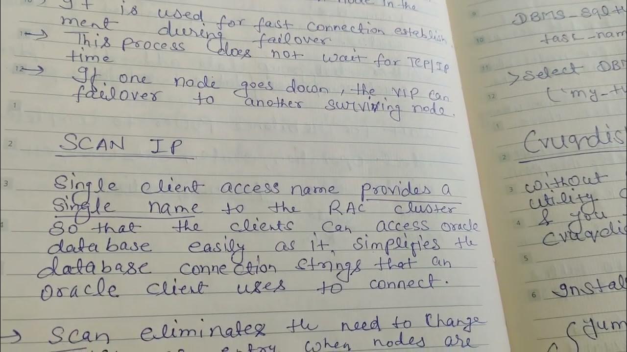 What is scan ip in RAC oracle rac YouTube