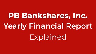 PB Bankshares: Local Bank, Risky Business? Profile