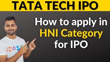HNI Category IPO apply online || Indusind Bank ASBA || HNI IPO application