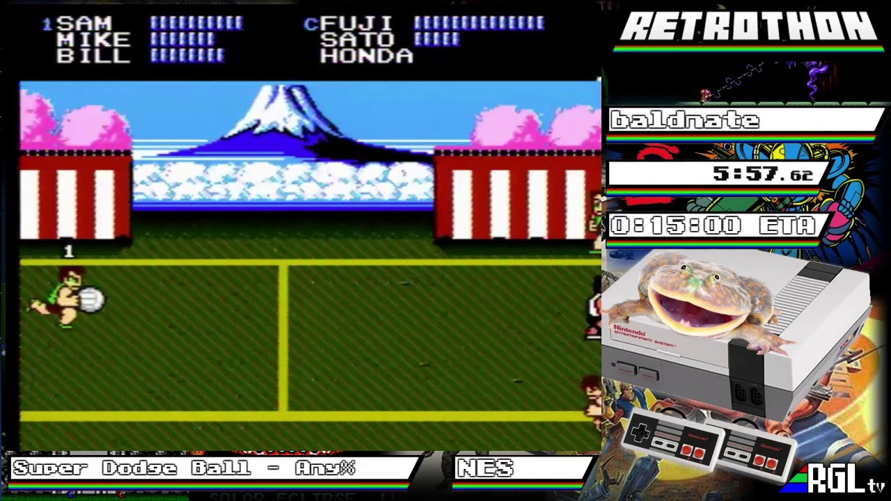 Retrothon 2019 - Super Dodge Ball with baldnate