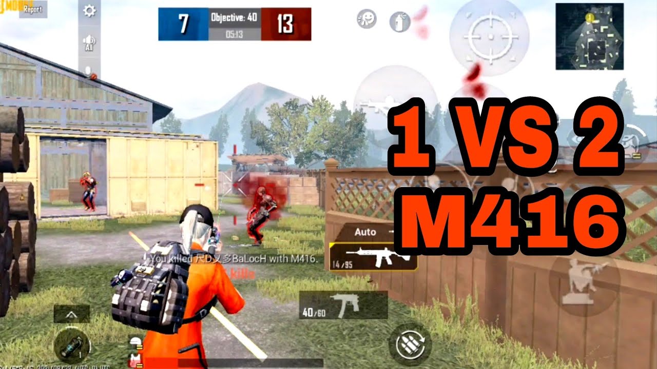 1 VS 2 TDM FIGHT M416 | POCO X3 PRO | POWER OF 90 FPS | TDM ROOM | FAKE ...