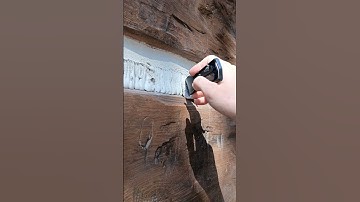 Chinking Concrete Log Siding #logcabin #home #construction