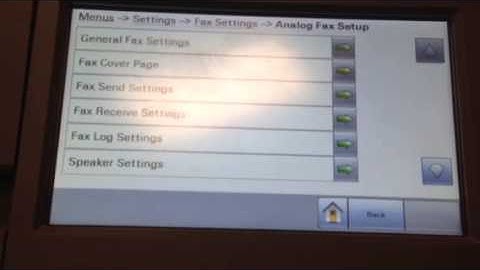 Lexmark fax setup vid 7