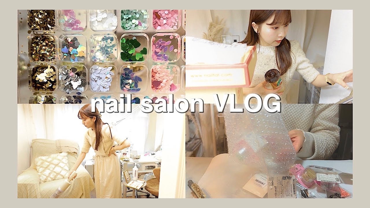#8 ネイルサロンの日々 | キラキラな購入品達を大量にご紹介
