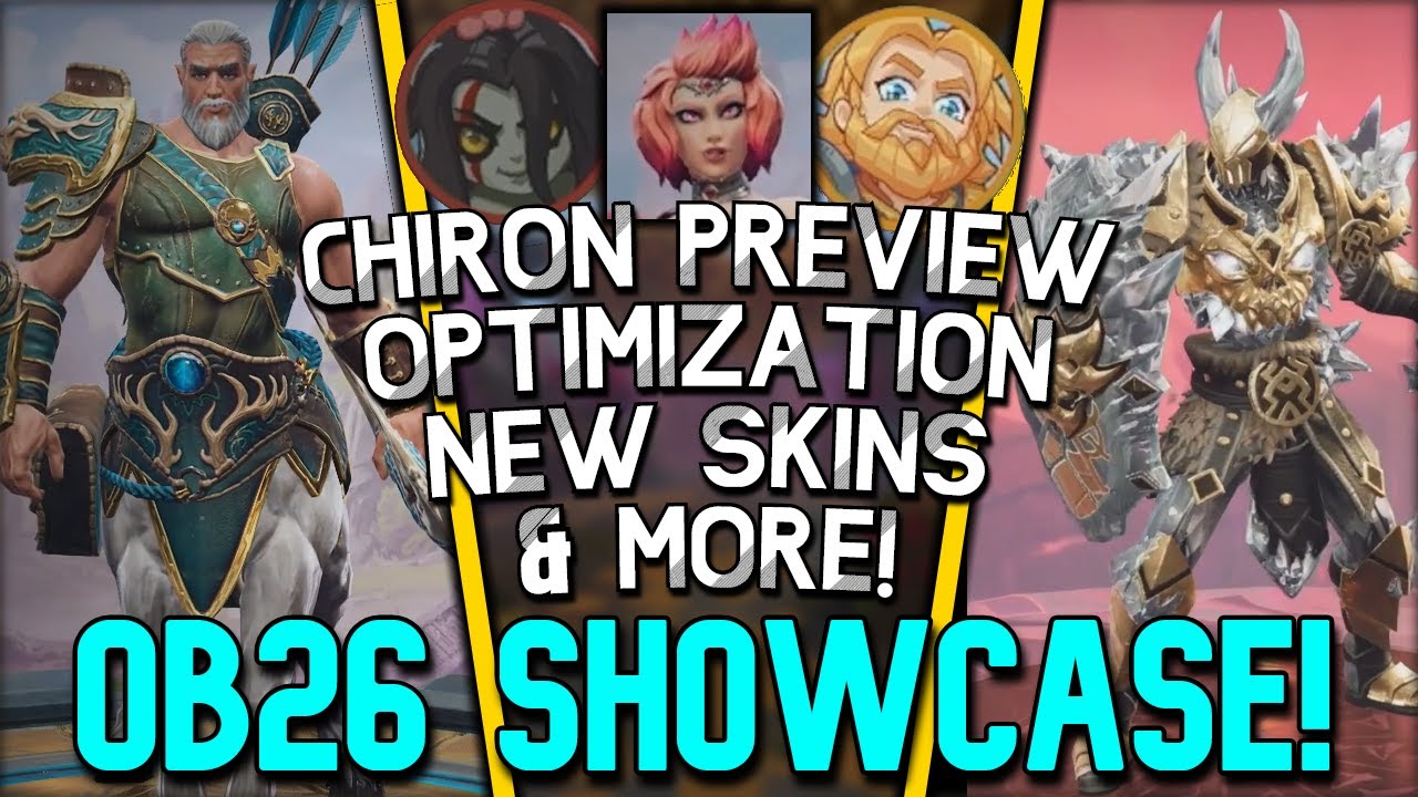 OB26 SHOWCASE - Предварительный обзор Chiron, новые скины, оптимизация и многое другое!