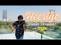 Heeriye official violin version walking violinist dr aneesh vidyashankar  dubai uae