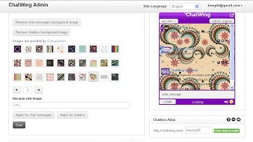 Website Blogger Installation of Chat service