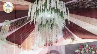pelaminan 8 meter tenda reging dan floring seperti di dalam gedung