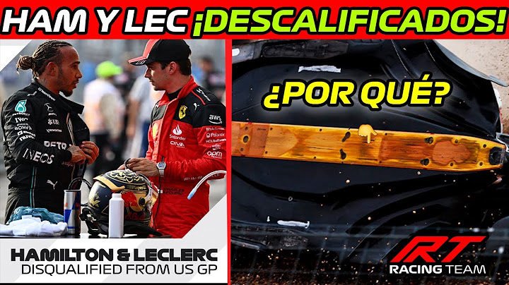 🚨 BOOM ¡HAMILTON y LECLERC son DESCALIFICADOS del GRAN PREMIO de ESTADOS UNIDOS F1 2023 💣 ¿Por que?