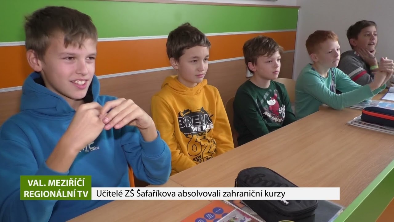 VALAŠSKÉ MEZIŘÍČÍ: Učitelé ZŠ Šafaříkova obsolvovali zahraniční kurzy