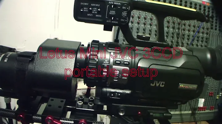 Letus Mini 35 setup on my JVC gy-hm100 3ccd video camera