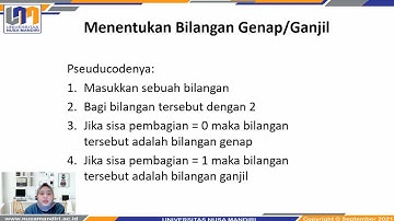 207 Logika Algoritma Pertemuan 3