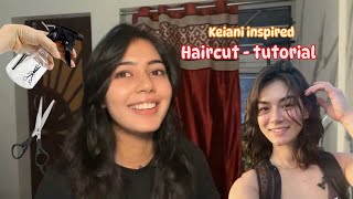 Butterfly haircut - Tutorial (IB keiani) ✂️😁 #diyhaircut #haircutathome