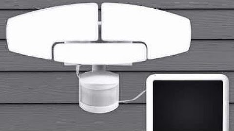 Sunforce Solar Motion Security Light Unboxing & Disassembly Costco