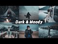 Dark  moody v2  lightroom mobile presets  dark moody preset  moody preset  dark preset