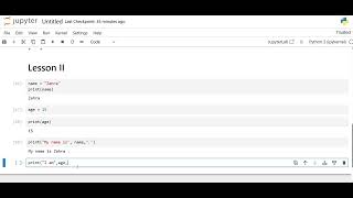 Python for Beginners | Lesson 2: Variables and Data Types