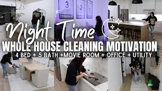 ULTIMATE NIGHTTIME CLEANING ROUTINE FOR YOUR ENTIRE HOME | AFTER DARK WHOLE HOUSE CLEAN WITH ME 2024