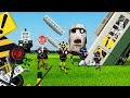 【踏切アニメ】ファンタジーな電車踏切カンカン!?が仲間を増やし楽しく行進する | Train fantasy!? More friends and marching railroadcrossing