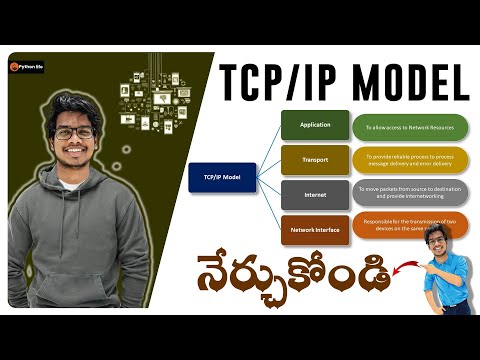 What is TCP/IP model in Telugu | Tcp ip in Telugu | Networking tutorials in Telugu | #pythonlife