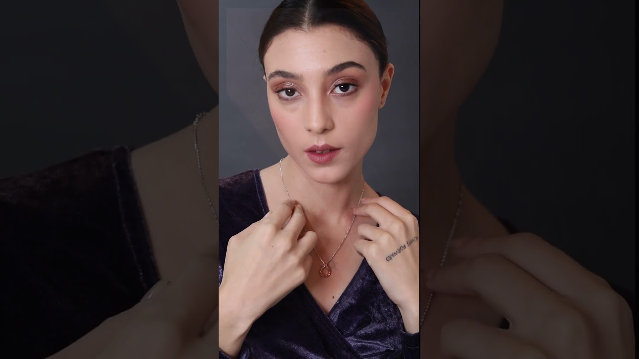 Timeless Chic Pear-Shaped Silver Necklace  