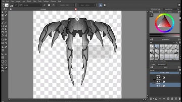 Spaceship Sprite Speed Drawing