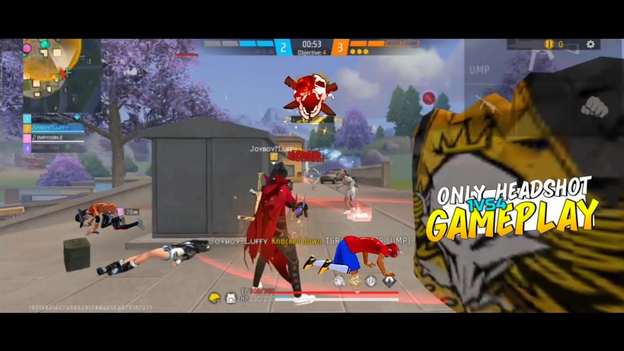 CS RANK 1V4 CLUTCH GAMEPLAY || FREE FIRE || - YouTube