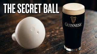 Beer with a nitrogen capsule  Why is there a ball in Guinness ?