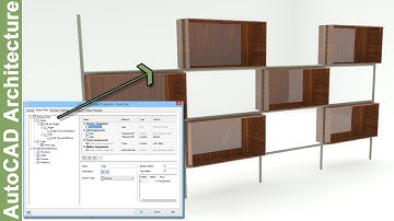 Creating Patterns in Curtain Wall Styles for AutoCAD Architecture