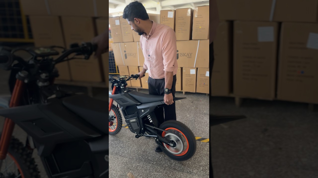 Электрический мотокросс 🏍️ракета 🚀