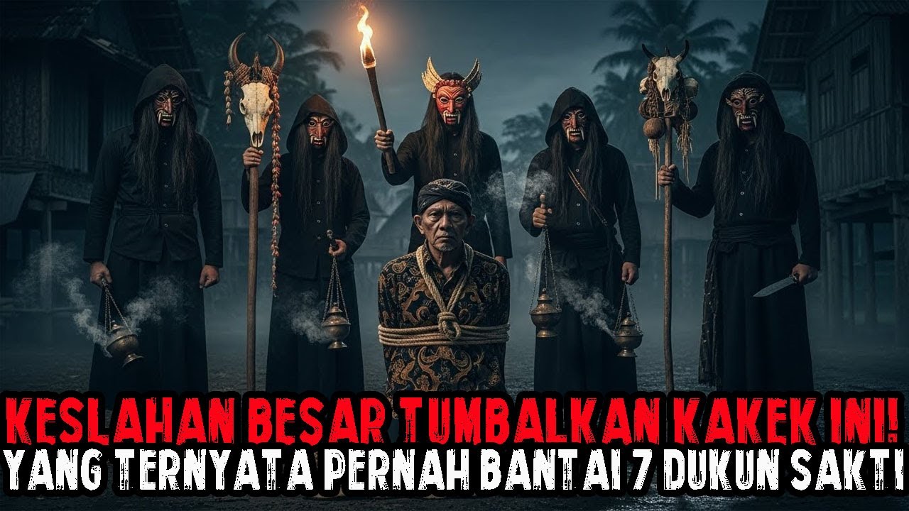KESALAHAN BESAR TUMBALKAN KAKEK INI YANG TERNYATA KYAI SAKTI  YANG PERNAH BANTAI DUKUN-CERITA HOROR