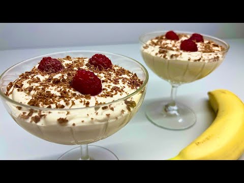 Video: Hüttenkäse-Bananen-Dessert