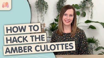 Patroon Hack de Amber Culottes | Geplooide voorkant en elastische achterkant