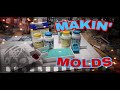 Makin' Molds for resin pouring.  (resin)