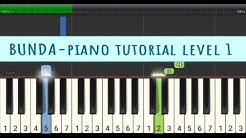 Bunda tutorial piano level 1 pemula - melly goeslaw - not angka melodi  - Durasi: 4:17. 