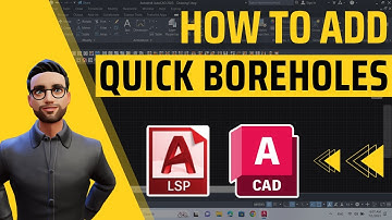 How to add quick Boreholes to your drawings in AutoCAD 2023 using an AutoCAD Lisp