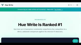 Huewrite - Best AI Text Humanizer