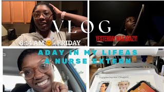 A Day in the Life of a Nurse Extern| 12 Hour Shift #nursingstudent #nursingvlog #dayinthelife