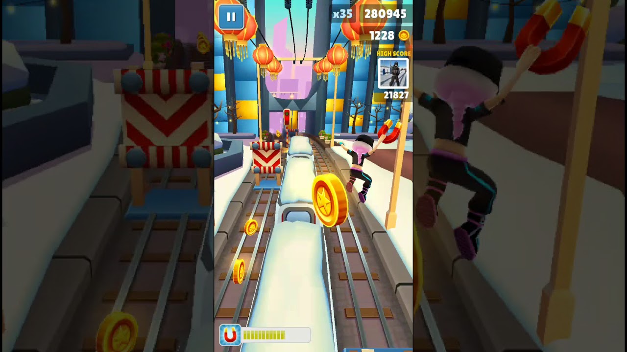 Score (x38-) in 00:56 by Lepron - Subway Surfers - Speedrun