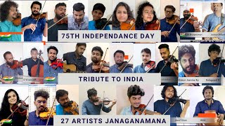 27 Kerala Muscian&#39;s Tribute - Janaganamana | 75th Independance Day |Tribute To India