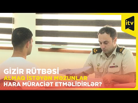 Gizir rütbəsi almaq istəyən məzunlar hara müraciət etməlidirlər?