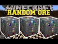 Minecraft: RANDOM ORE MOD (LUCKY ORE THAT CRAFTS UNBELIEVABLE ITEMS!) Mod Showcase