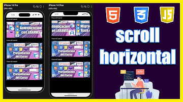 Scroll Horizontal | HTML , CSS y JS + código fuente gratis sin publicidad