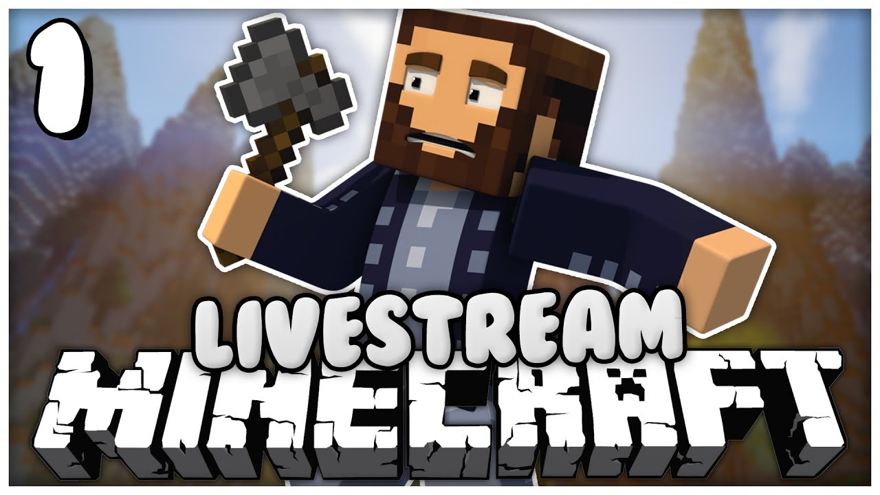 Minecraft: Livestream Survival #1 - The Beginning! - YouTube