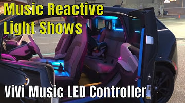 Music Reactive Light Shows featuring ViVi Music LED Controller with VibeSync Technology