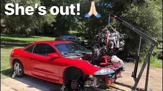 1997 eclipse gsx motor pulled