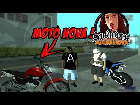 GTA ONLINE - VIDA REAL -COMPREI UMA CG TITAN160 NOVA E FUI SOLTO DA CADEIA #7 GTA SAN ANDREAS